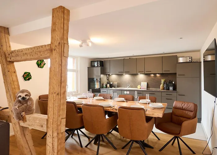 Lägenhet Wood World Luxury Iii Massage - Tischkicker - Parken - Kueche - Light Show - Trambolin *